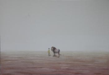 谢庆和 《远方的梦想》 布面油画
